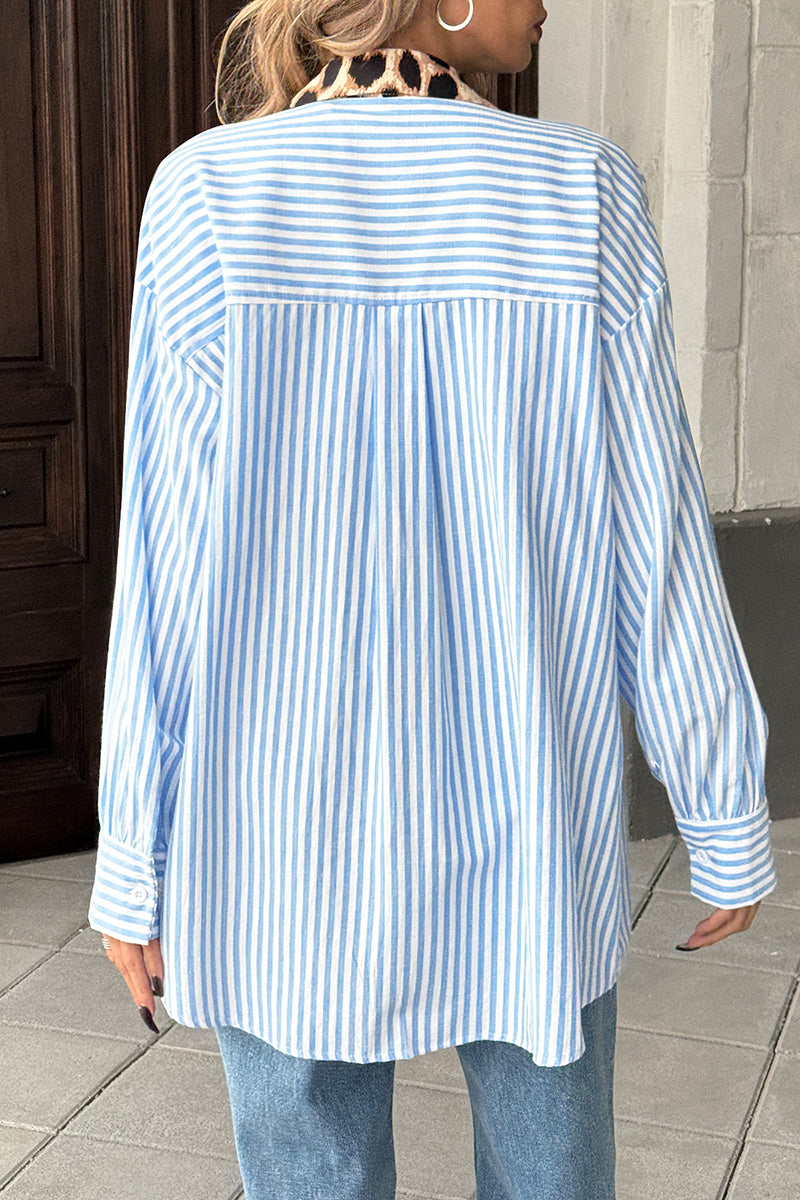 Patchwork Patterned Shirt Blouse
