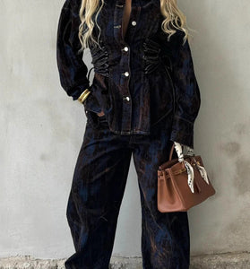 Chic Urban Style Pants Set