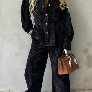 Chic Urban Style Pants Set