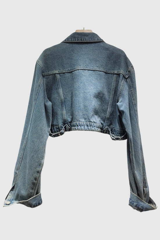Patchwork Punk Denim Jacket