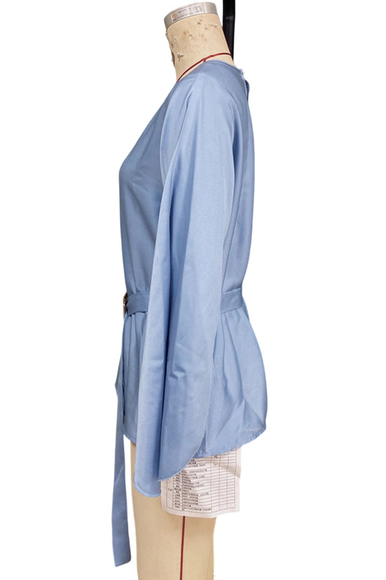 Flowing Belted Blouse