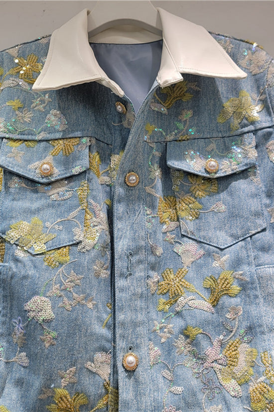 Embellished Denim Jacket