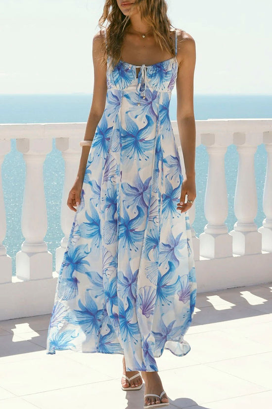 Floral Sleeveless Maxi Dress