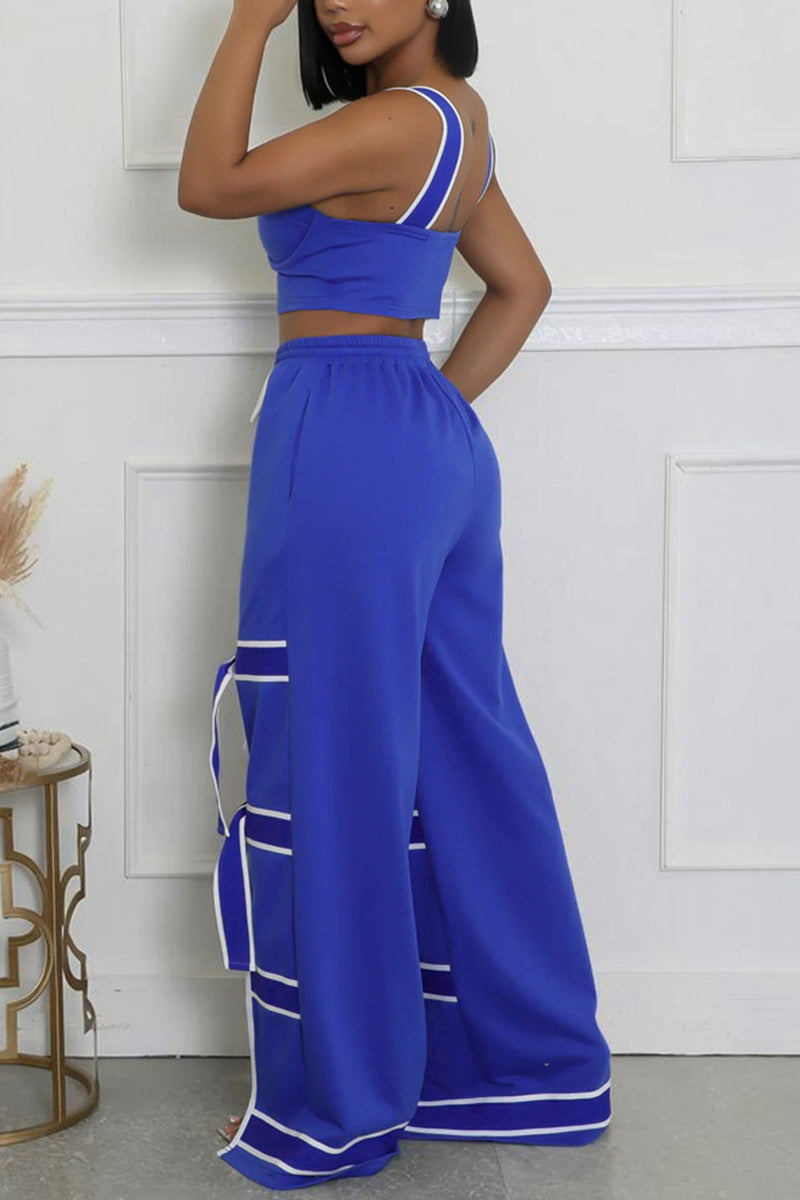Strappy Cutout Pants Set