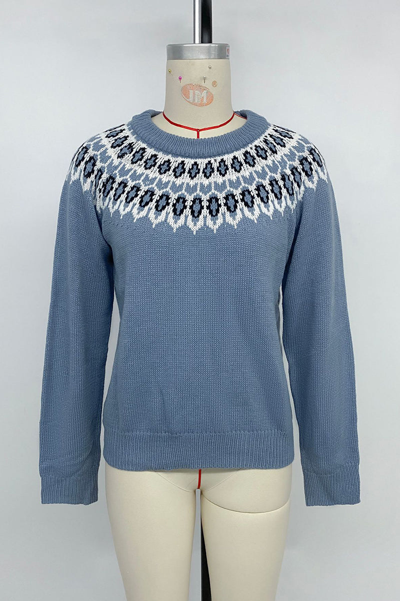 Nordic Pattern Cozy Sweater