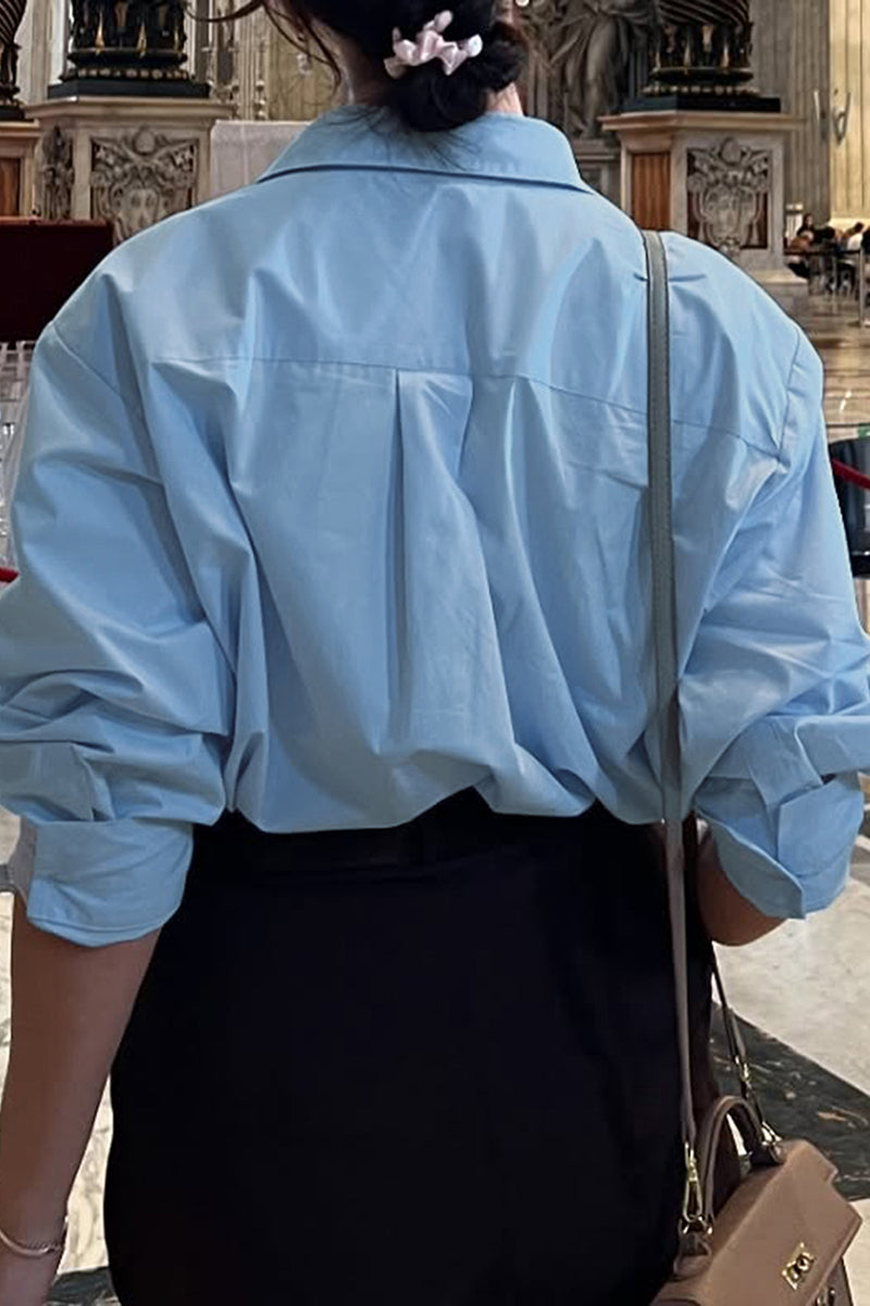 Classic Button-Up Blouse