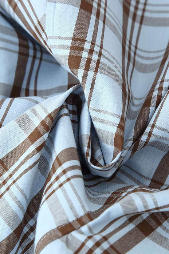 Plaid Pattern Long Sleeve Shirt