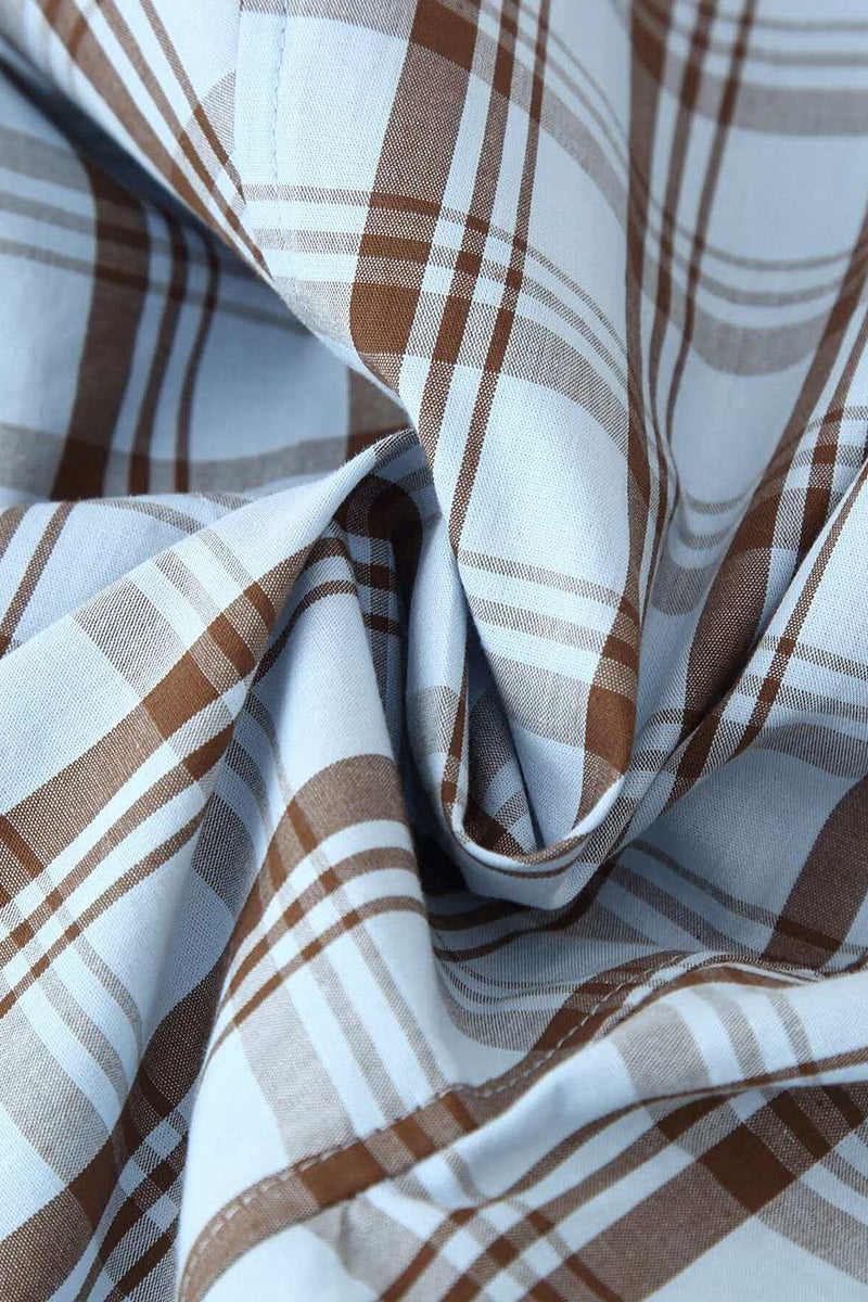 Plaid Pattern Long Sleeve Shirt