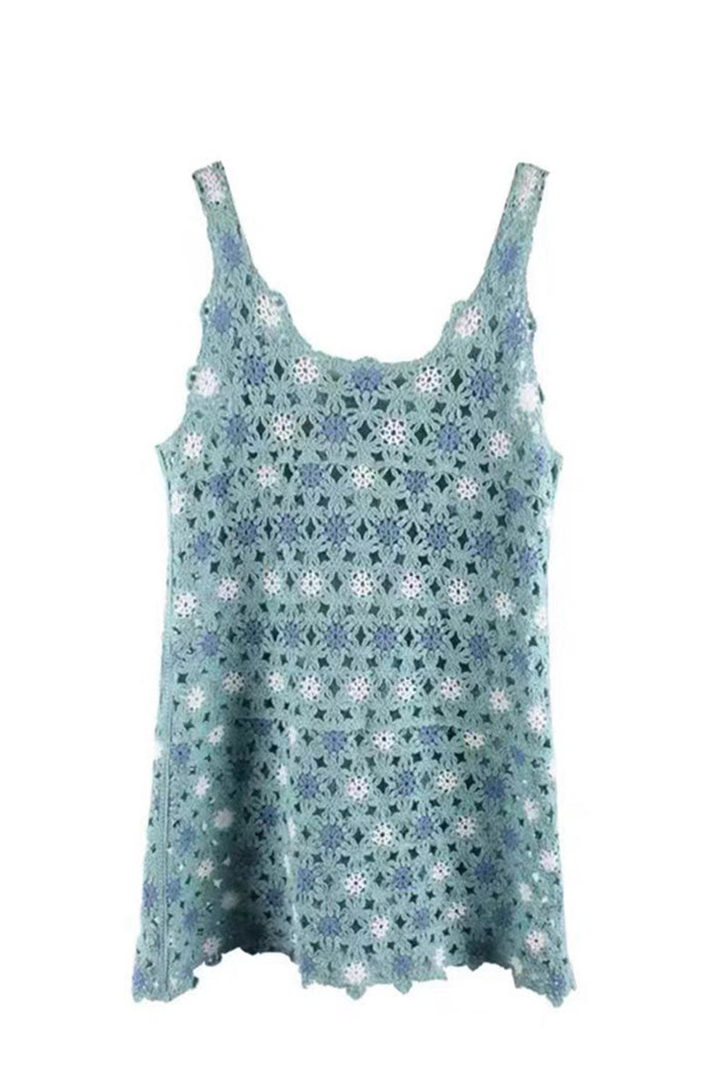 Stylish Sleeveless Crochet Top