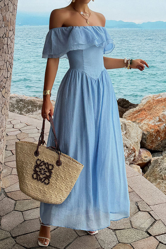 Off-Shoulder Casual Dress