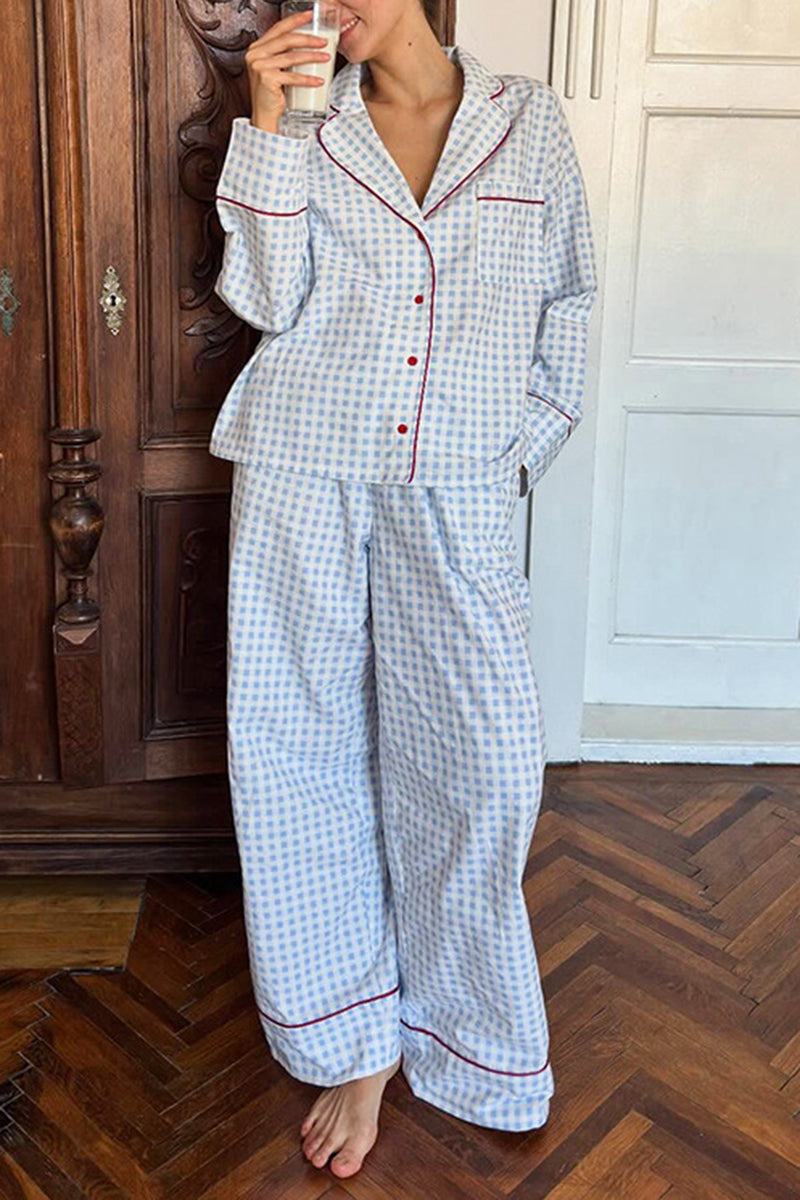 Cozy Lounge Set with Button Details