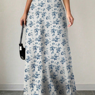 Floral Print Skirt