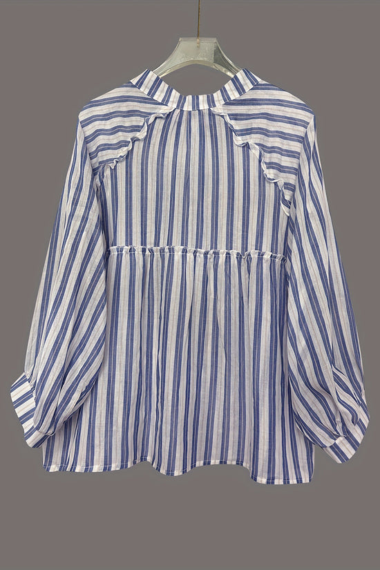 Striped Loose Fit Blouse