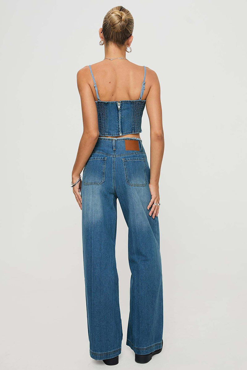 Classic Straight Fit Denim Jeans