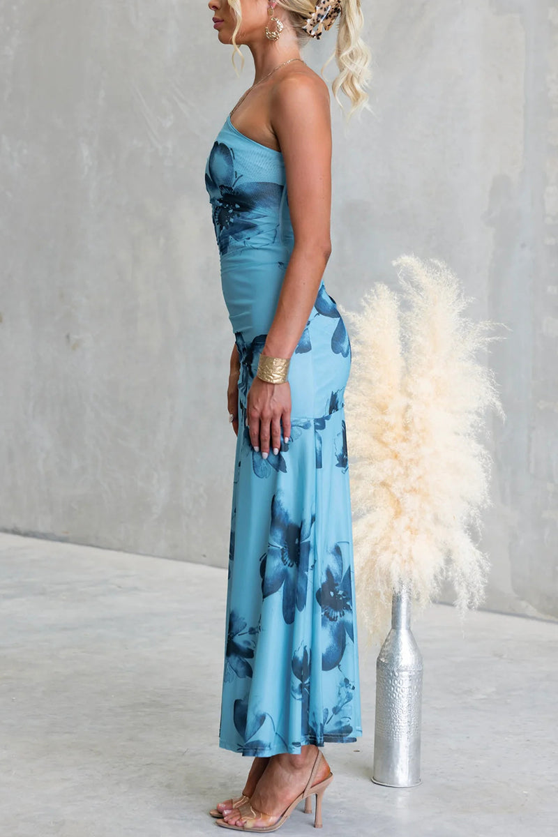 Floral Off-Shoulder Maxi Dress