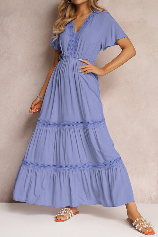 Bohemian Flowing Maxi Casual Dress