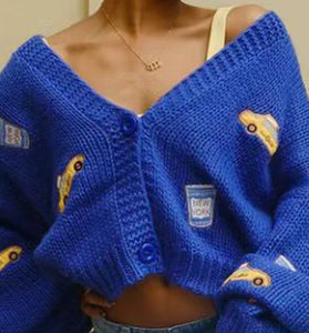 Stylish Knit Car Cardigan
