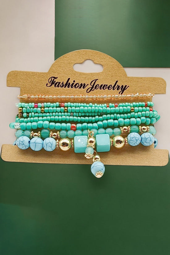 Multilayer Beaded Bracelet Set