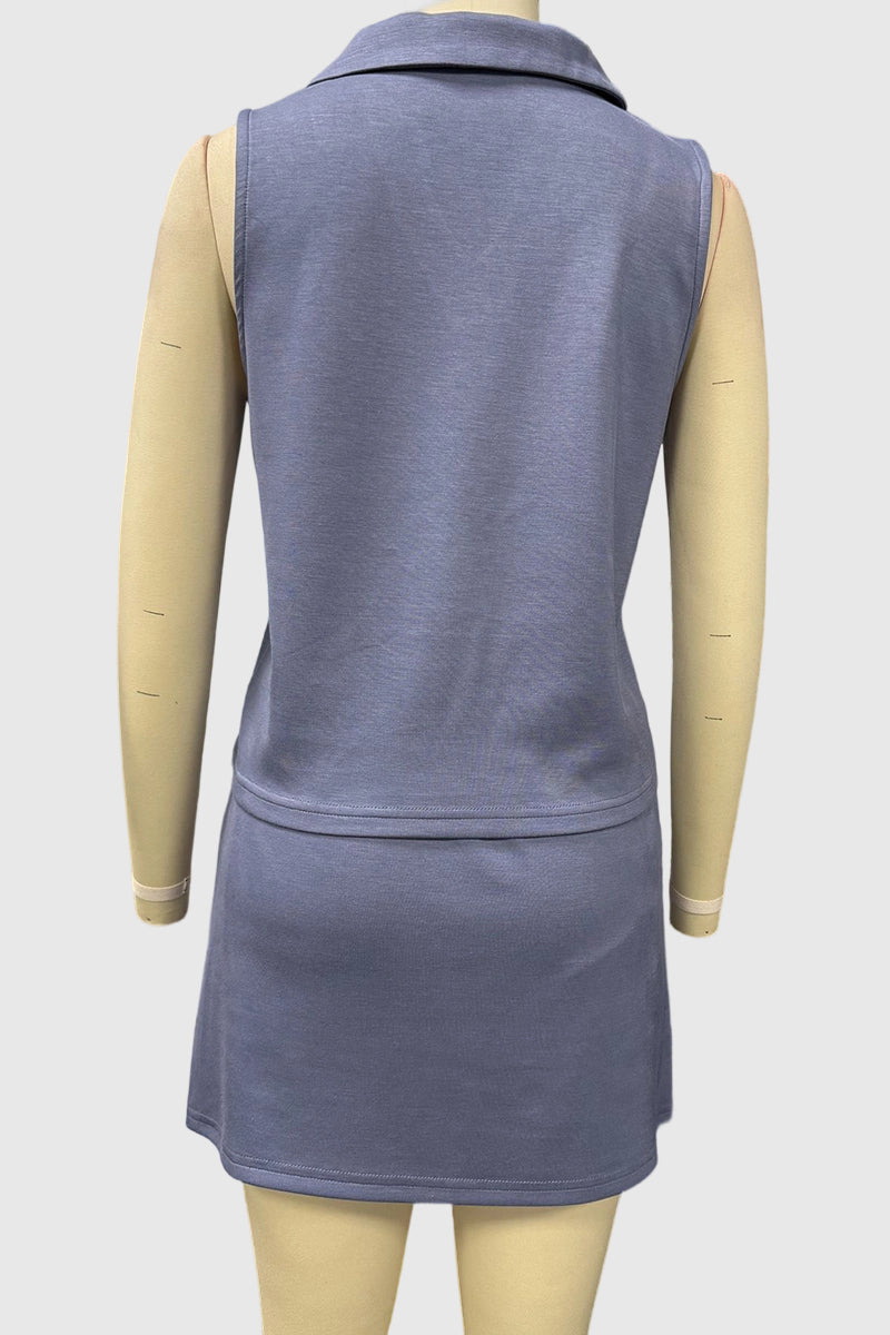 Sleeveless V-Neck Activewear Set