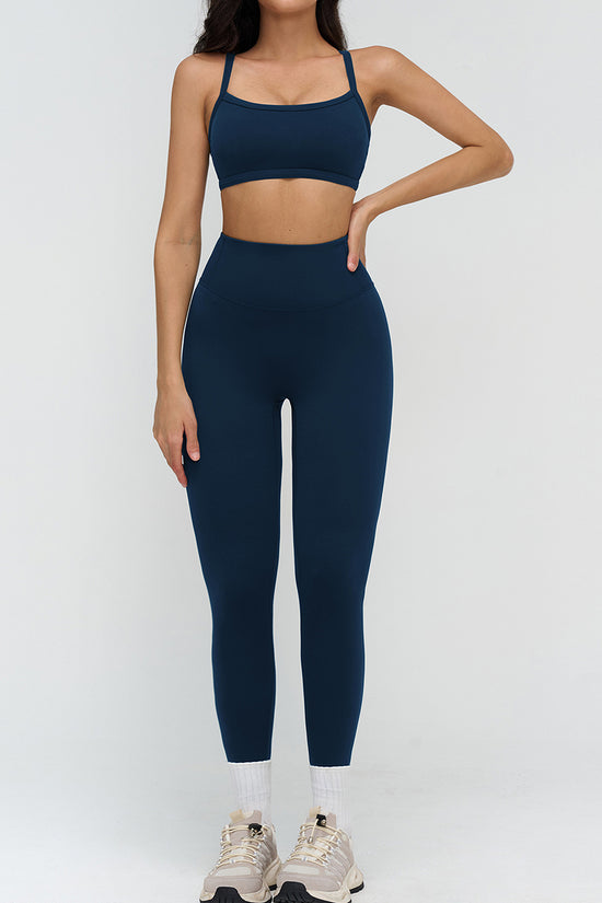 Sleek Sleeveless Activewear Set