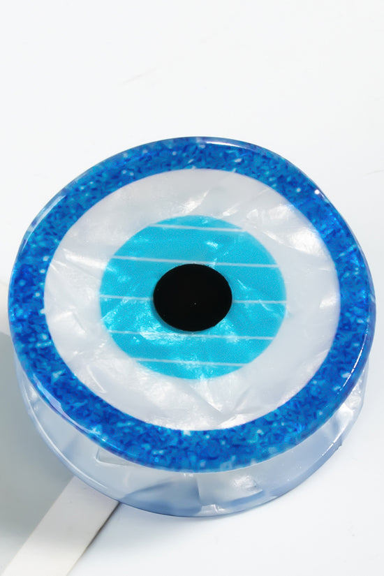 Geometric Patterned Circular Hair Claw