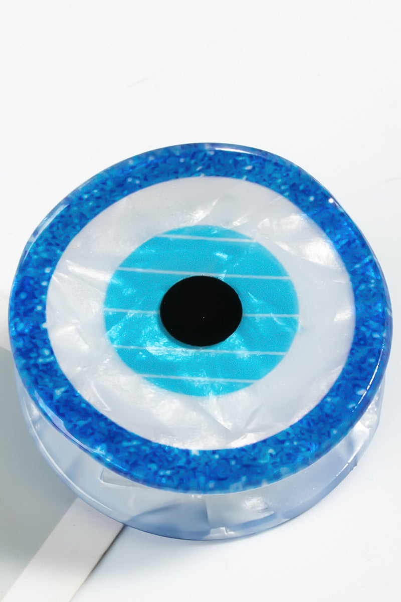 Geometric Patterned Circular Hair Claw