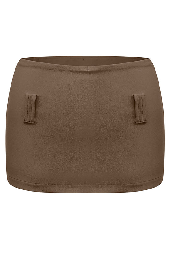 Mini Skirt with Statement Belt