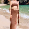 Ribbed Cutout Beach Cover Dress