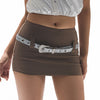 Mini Skirt with Statement Belt