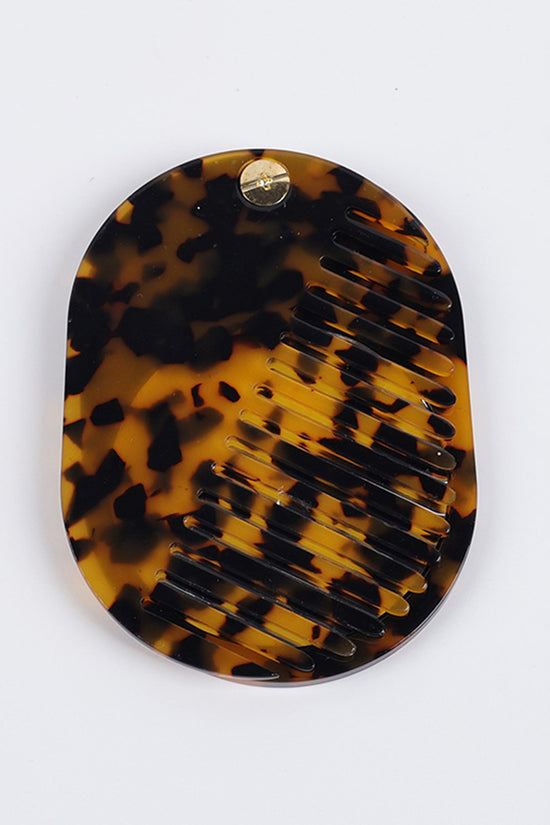 Elegant Oval Hair Comb