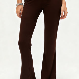 Polka Dot Waist Casual Flare Pants