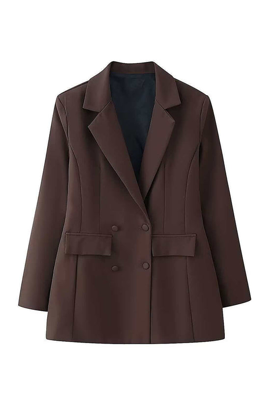 Double-Breasted Blazer Jacket