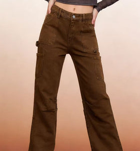 Classic High-Waist Straight Jeans