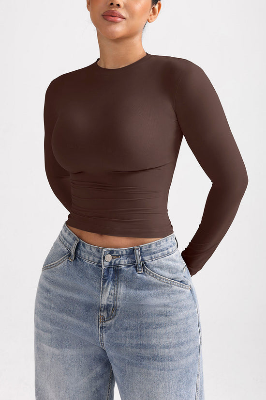 Long Sleeve Fitted T-Shirt