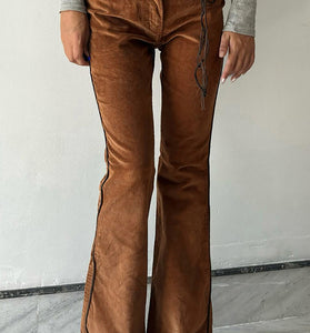 Asymmetrical Wrap Casual Pants
