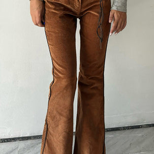 Asymmetrical Wrap Casual Pants