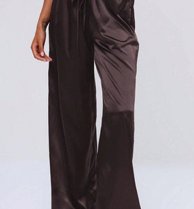 Relaxed Fit Drawstring Casual Pants