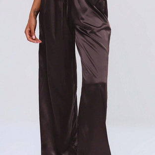 Relaxed Fit Drawstring Casual Pants