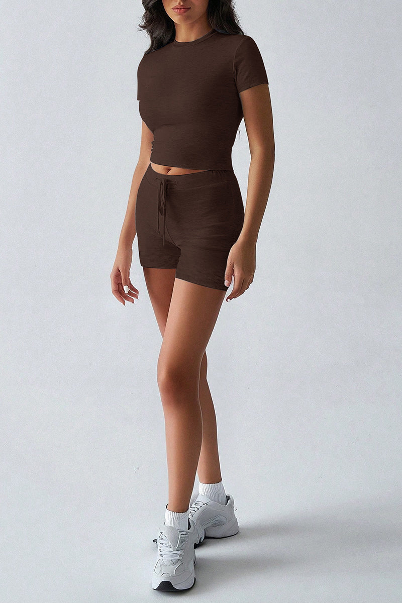 Sleek Activewear Short Set