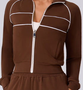Sleek Performance Zip Jacket