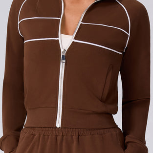 Sleek Performance Zip Jacket