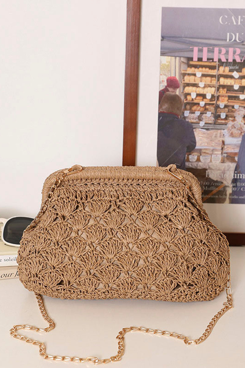 Stylish Woven Chain Shoulder Bag