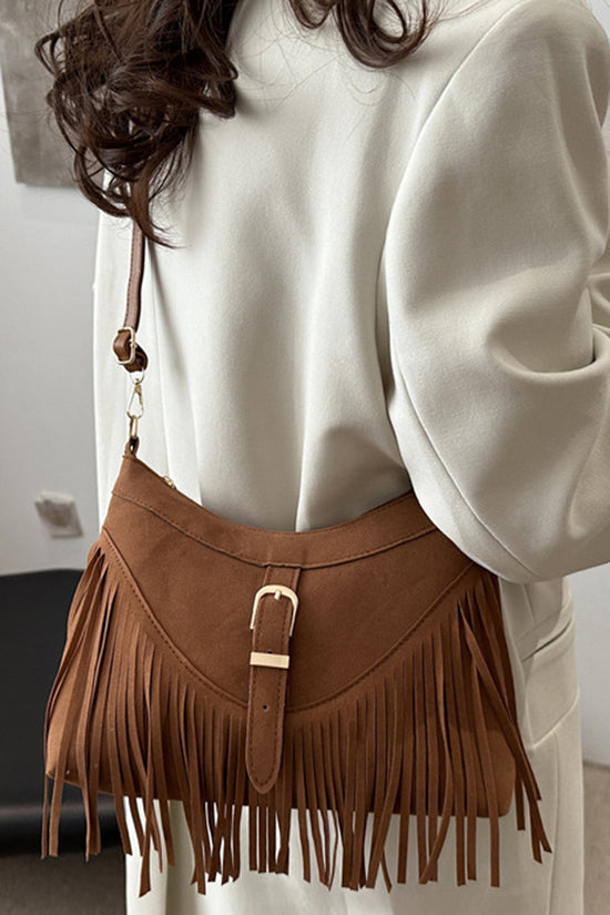 Chain Accent Shoulder Bag
