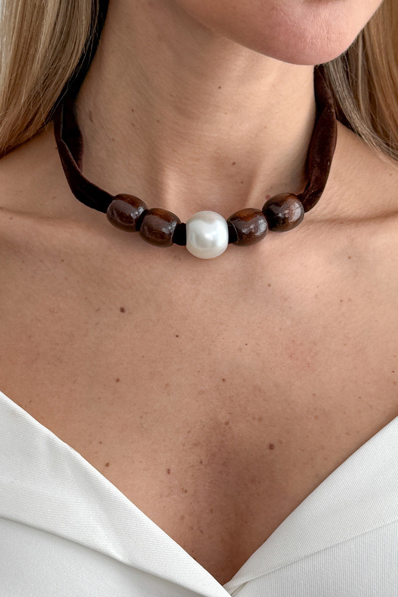 Elegant Beaded Choker Necklace