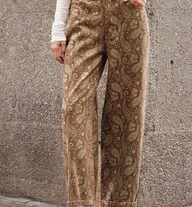 Paisley Straight Jeans