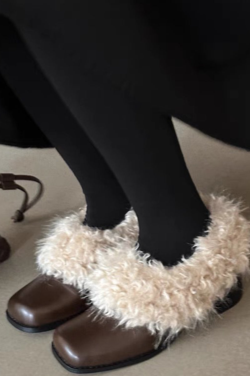 Cozy Chic Fur-Lined Loafers