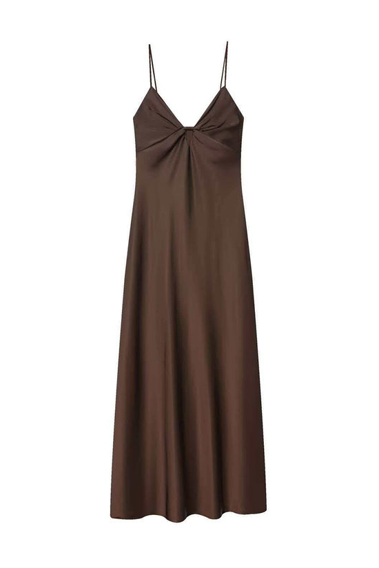 Spaghetti Strap Slip Midi Dress
