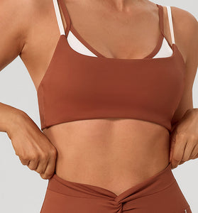 Strap Detail Sports Bra