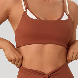 Strap Detail Sports Bra