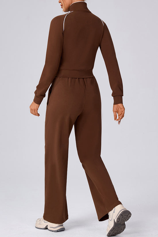 Sleek Performance Zip Jacket